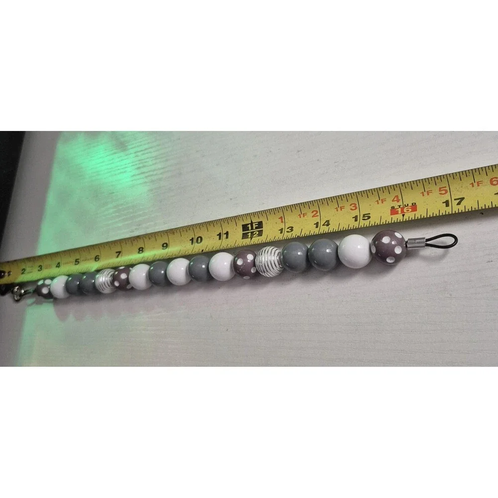 Handmade Statement Beaded M Dog Puppy Collar Necklace Jewelry Durable 17
